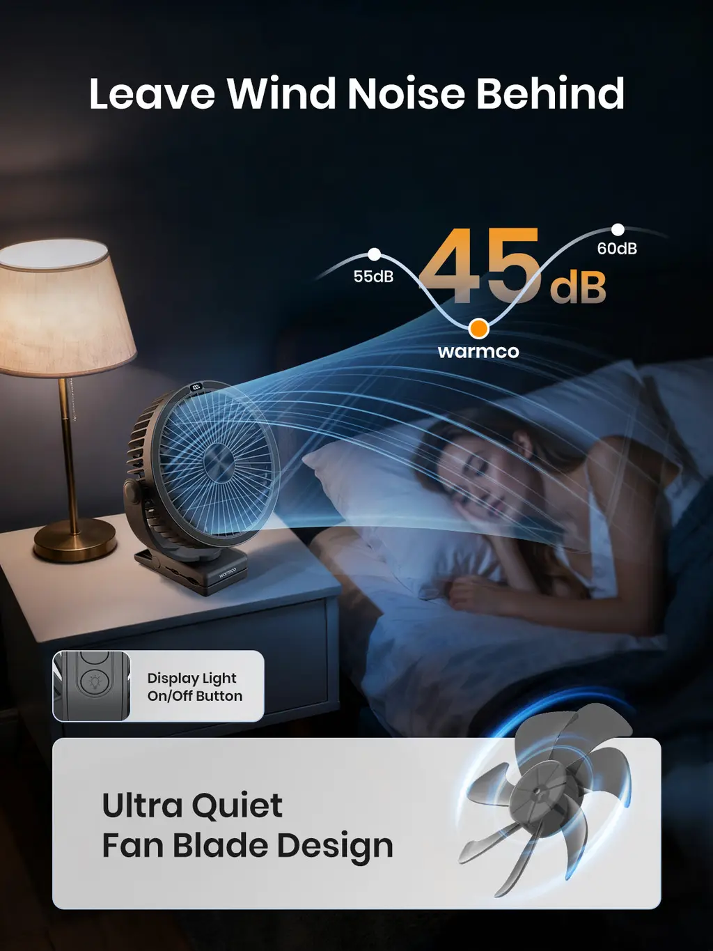 DJ10 3-in-1 Clip Camping Fan (10000mAh), view 4