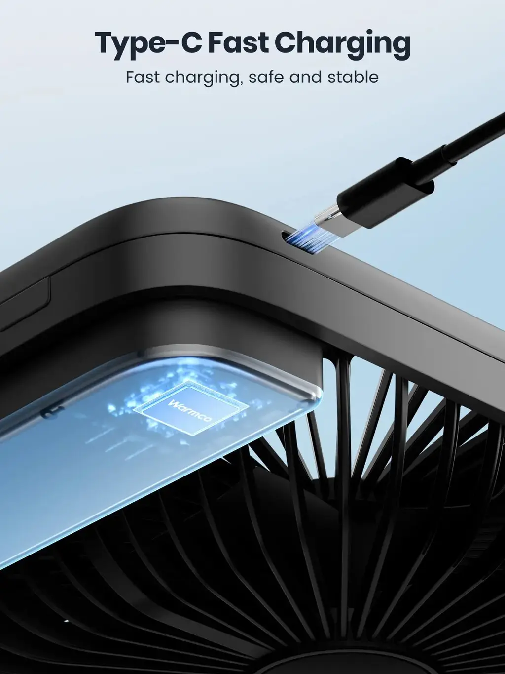 D3 Portable Desk Fan (10000mAh), view 8