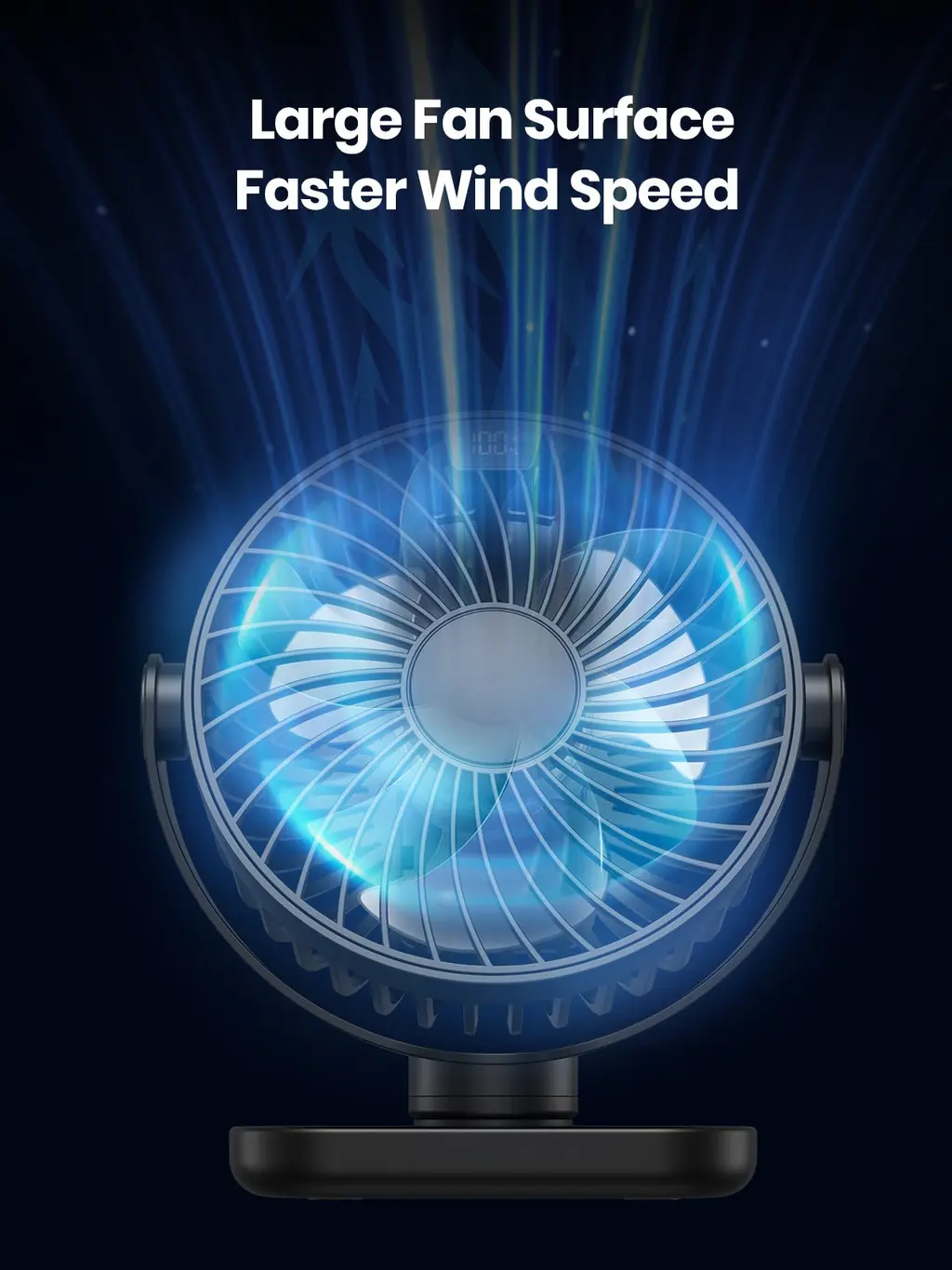K60C Portable Desk Fan (5000mAh), view 8