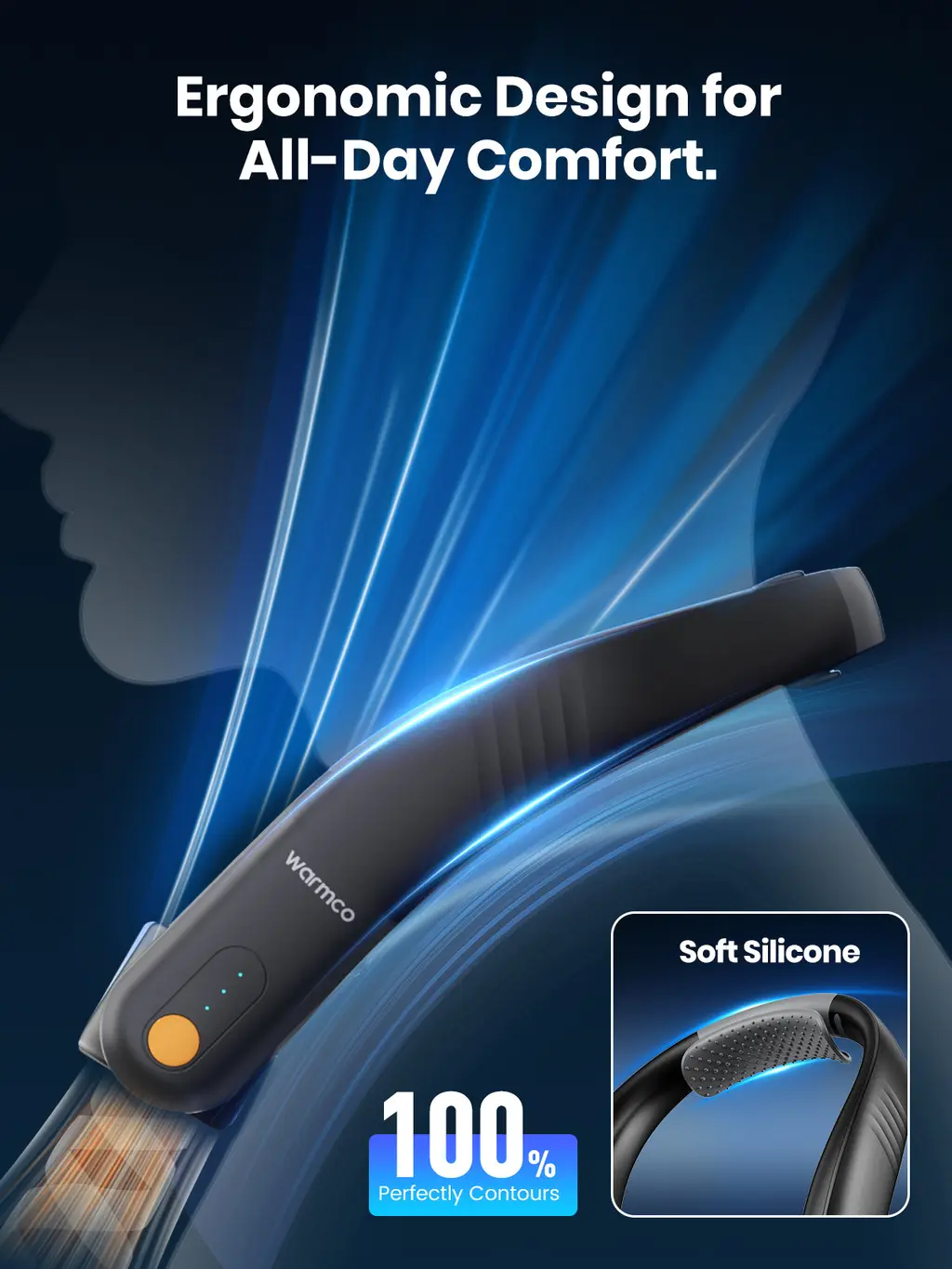 N4 Portable Neck Fan (5000mAh), view 5