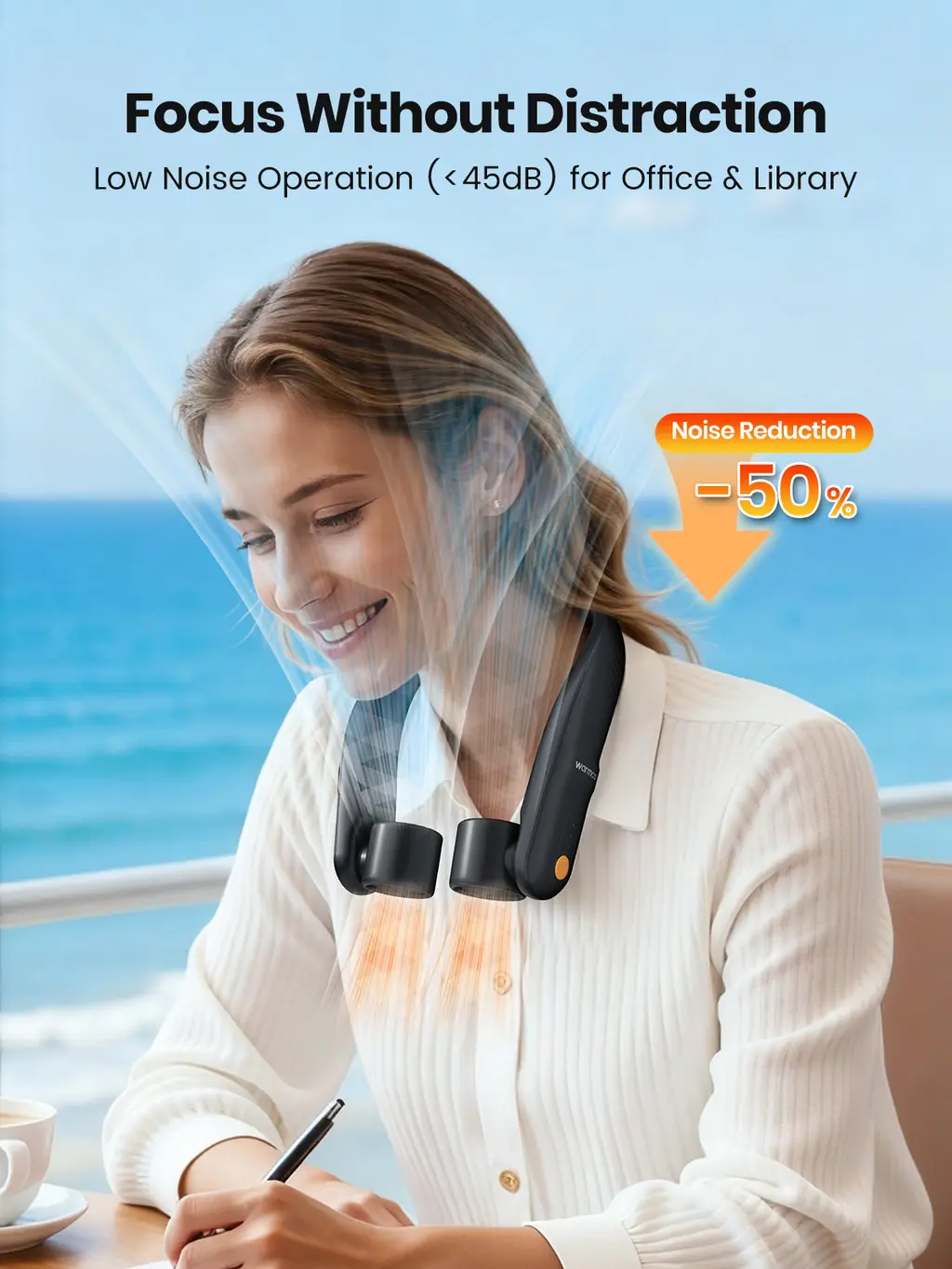 N4 Portable Neck Fan (5000mAh), view 7