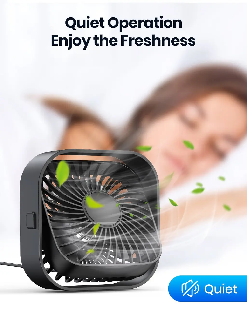 K51 Quiet USB Desk Fan, view 5