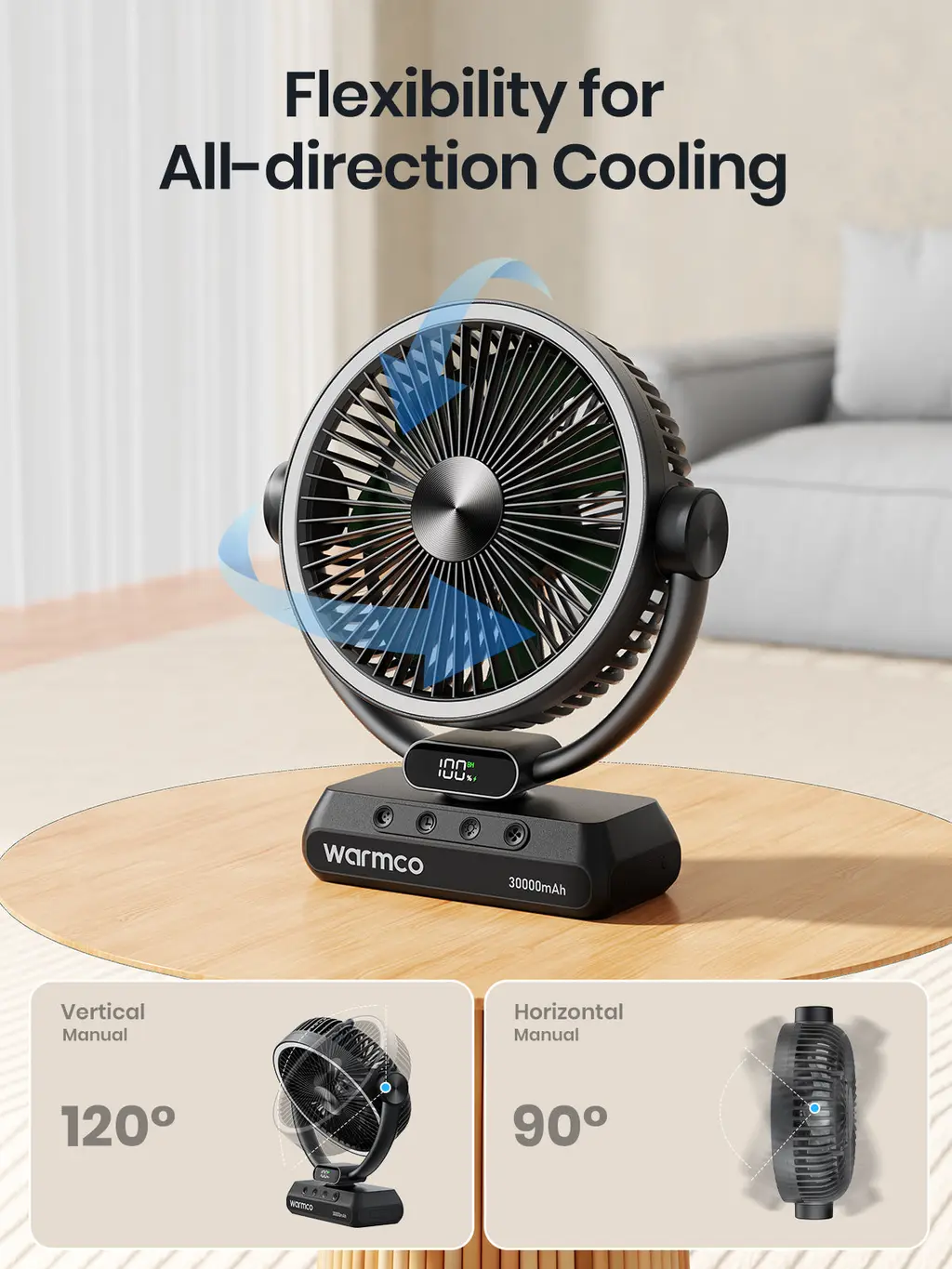 DH3 Camping Fan (30000mAh), view 6