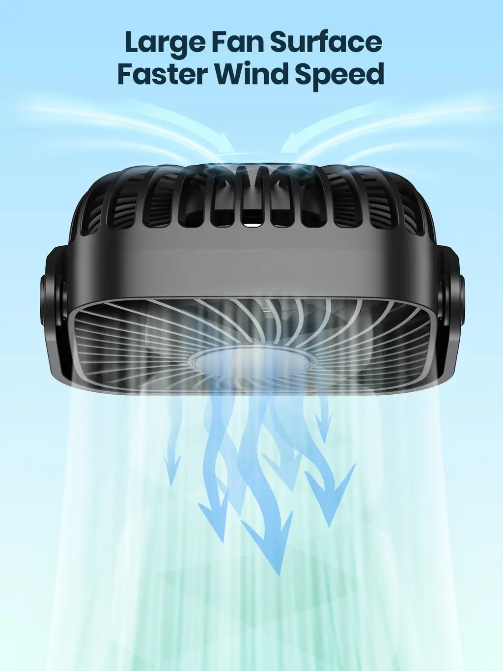K52 Compact USB Desk Fan, view 3