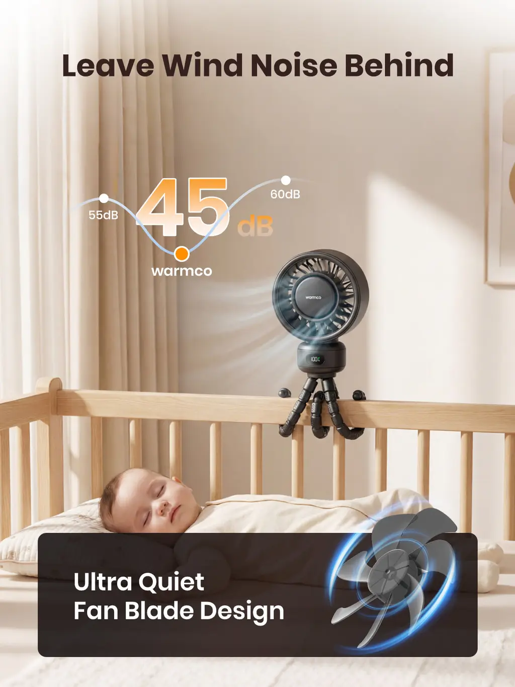 DB1 Stroller Fan (4000mAh), view 6