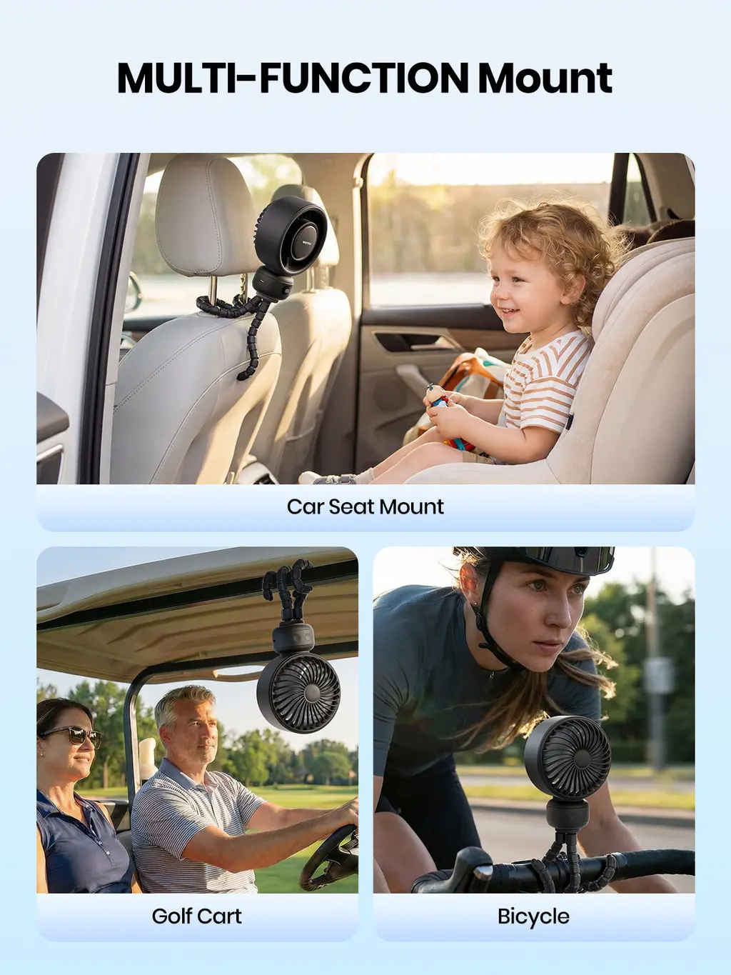 DB1 Stroller Fan (4000mAh), view 7