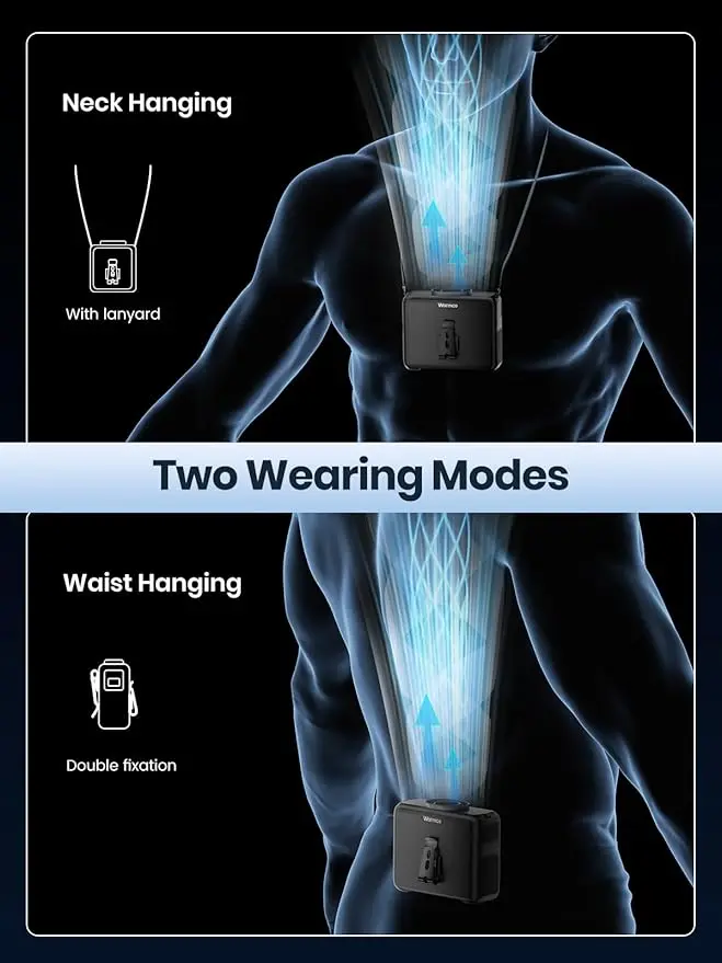 W2 Wearable Waist Fan (20000mAh), view 4