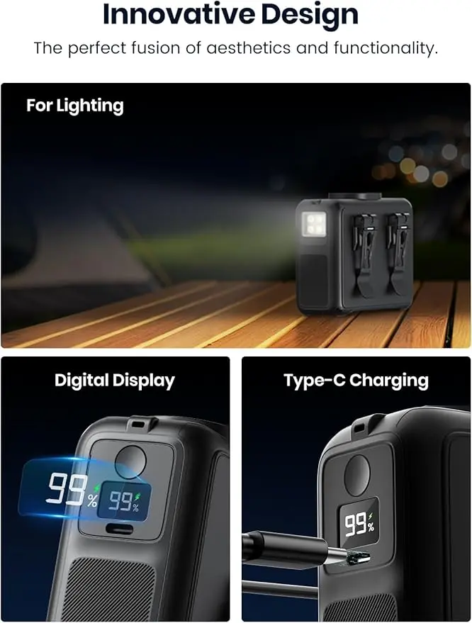 W2 Wearable Waist Fan (20000mAh), view 6