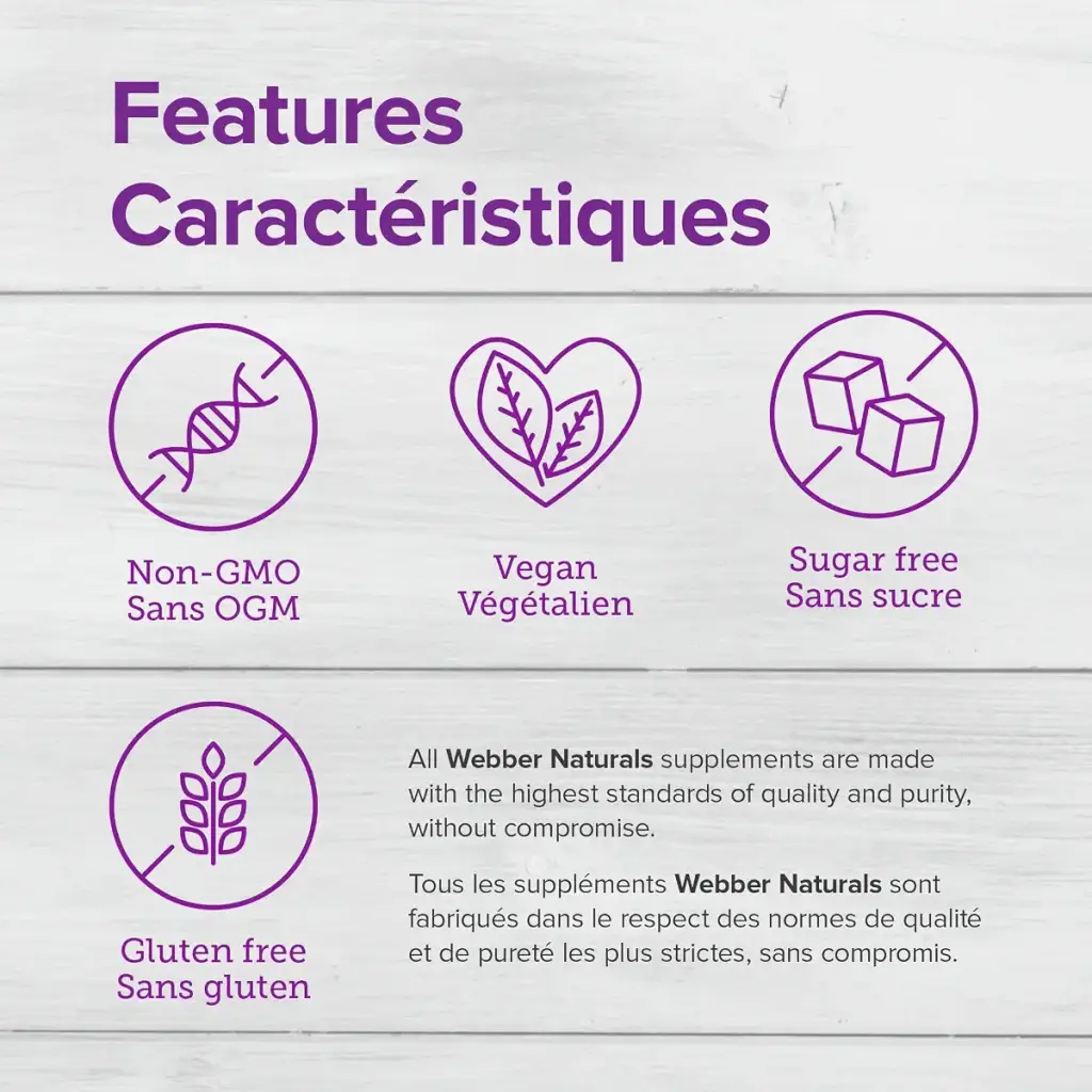 Webber Naturals Magnesium 500 mg 60 Tablets Enhanced Absorption Mineral Supports Bone and — Tablets