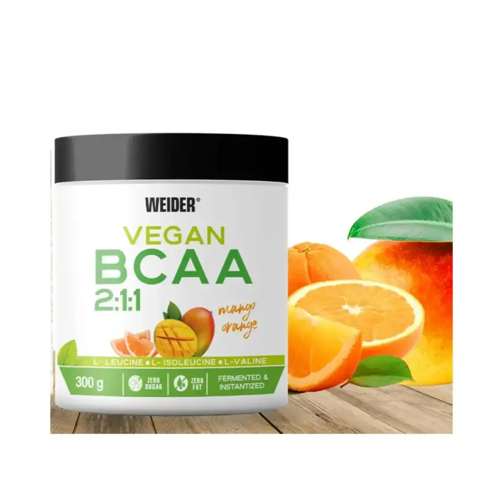 Weider Vegan Bcaa 2:1:1 Branched Amino Acids 100% Vegan Mango-Orange 300g — Orange