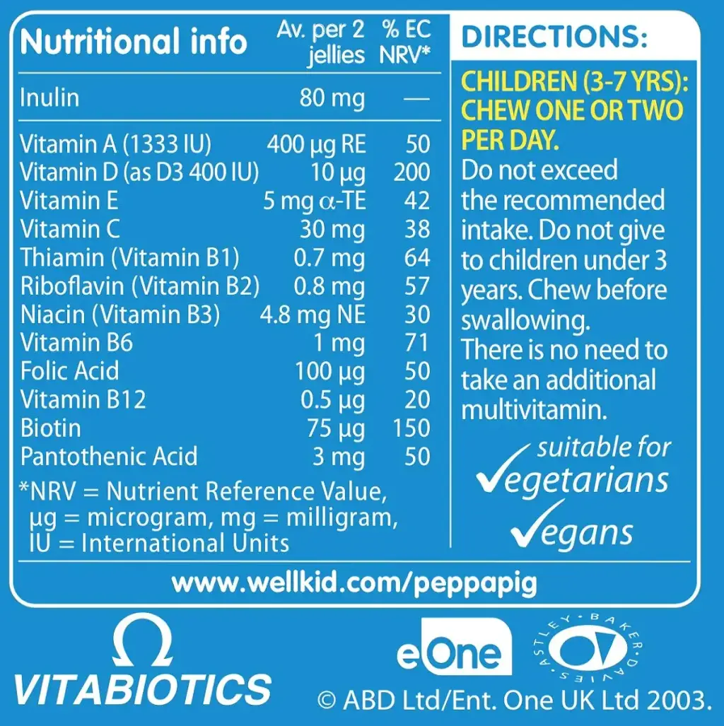 Wellkid Peppa Pig Chewable Gummy Vitamins by Vitabiotics - UK's No. 1 Vitamin Company. — Gummies