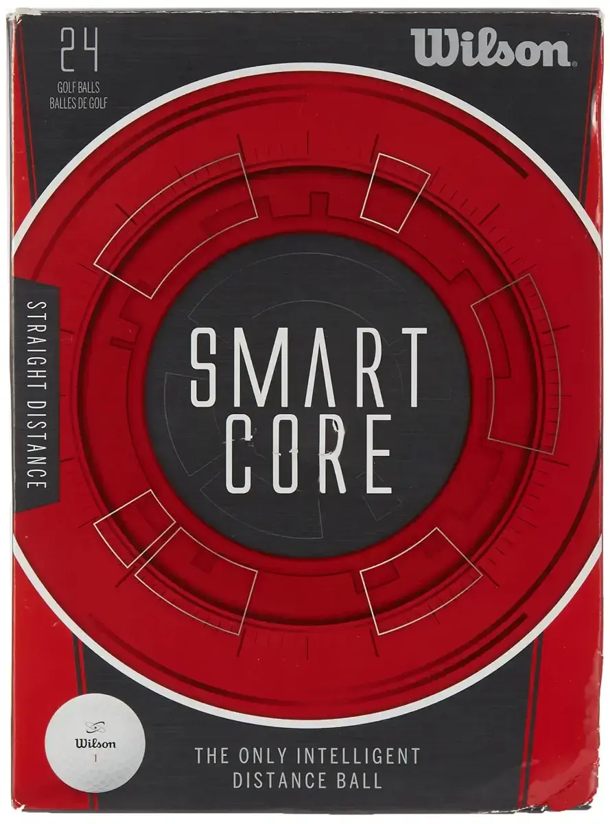 Wilson Smart Core Golf Ball - Pack of 24 (White)
