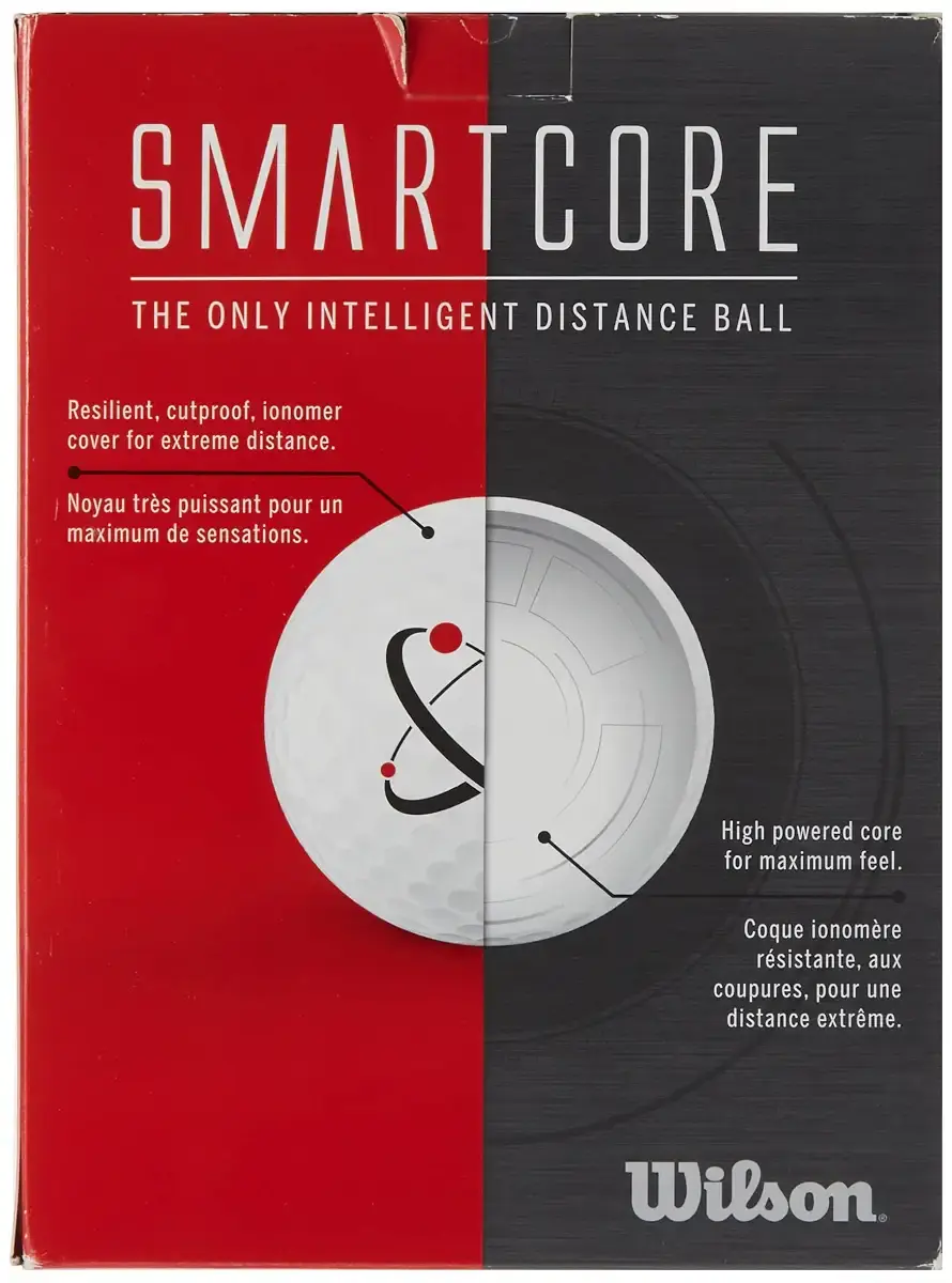 Wilson Smart Core Golf Ball - Pack of 24 (White) — WILSON