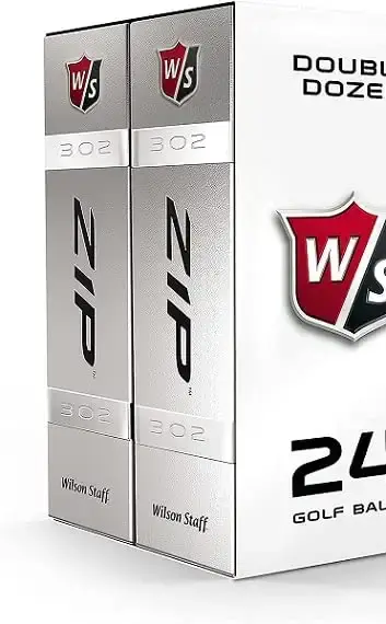 Wilson Staff Zip Golf Balls (Pack of 24) 2 Count (Pack of 1) White — WILSON
