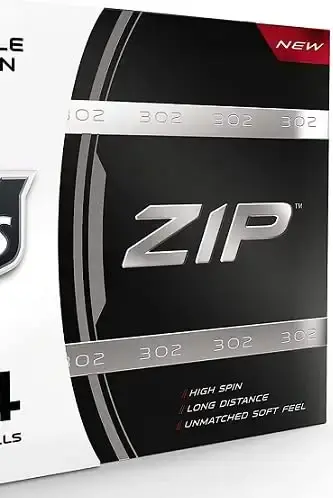 Wilson Staff Zip Golf Balls (Pack of 24) 2 Count (Pack of 1) White — pack of 24