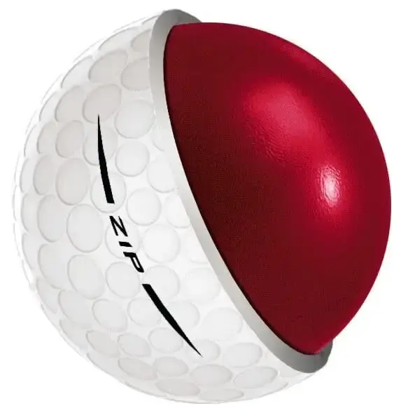 Wilson Staff Zip Golf Balls (Pack of 24) 2 Count (Pack of 1) White — pack of 24