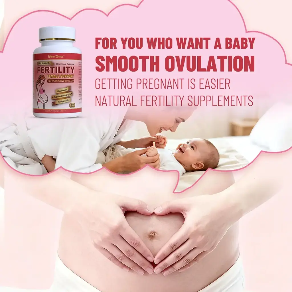 Wins Town Fertility Tablets for Women Female Prenatal Vitamin Supplements Support — Tablets