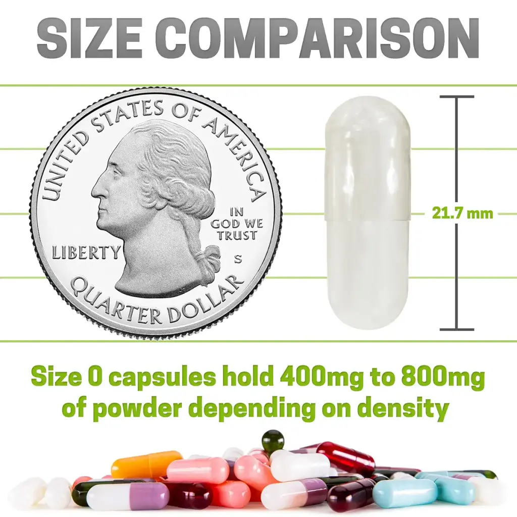 XPRS Nutra Size 0 Empty Capsules - 100 Count Clear Empty Vegan Capsules - Capsules — pack of 100