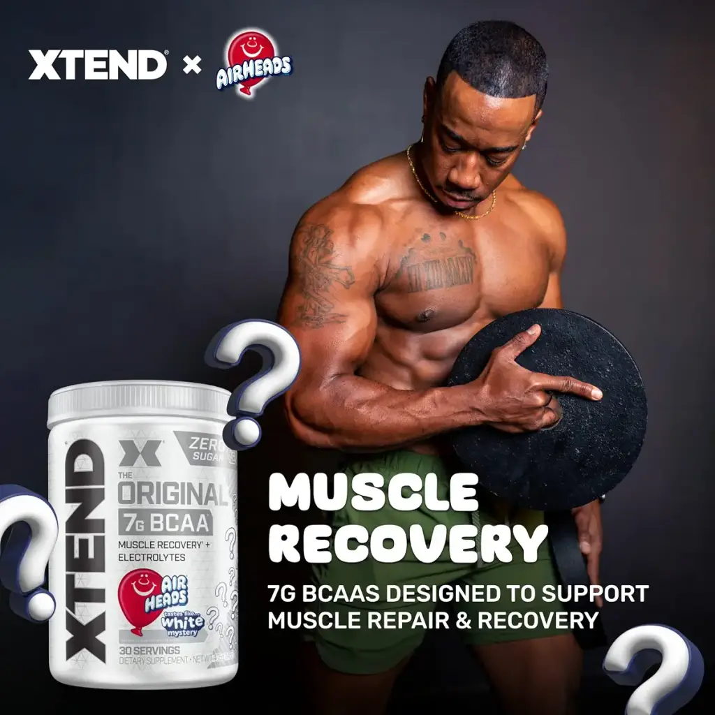 XTEND Original BCAA Powder Airheads Candy Flavor 7g BCAA and 2.5g L-Glutamine Sugar Free — 7 g