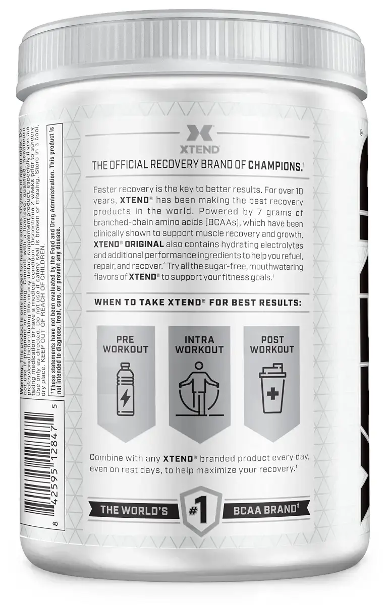 XTEND Original BCAA Powder Airheads Cherry | ZERO CARB ZERO SUGAR - Post Workout Muscle — Powder