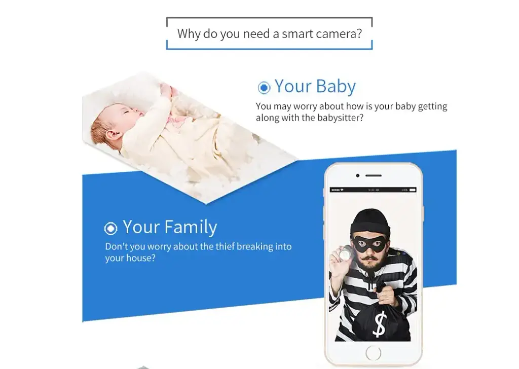 YHBD 2021 Upgraded Pet Camera Smart Pet Monitoring Camera Wi-Fi Camera 1080P Indoor — YHBD