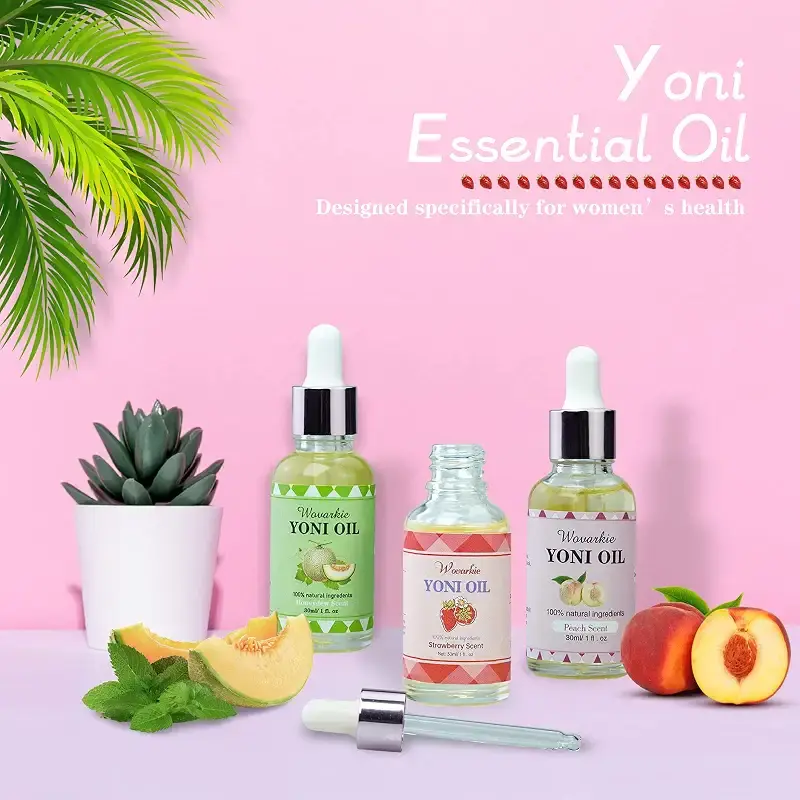 Yoni Essential Oil for Women Set of 3 100% Natural Feminine Oil Intimate Deodorant for — Feminine Care