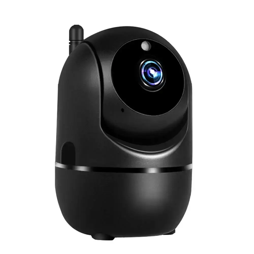 YunSye WLAN home camera pet camera baby/dog/cat/pet camera with app security camera for indoor use 1080p night vision 2-way audio motion detector noise recognition black
