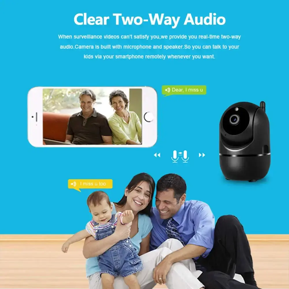 YunSye WLAN home camera pet camera baby/dog/cat/pet camera with app security camera for — Pet
