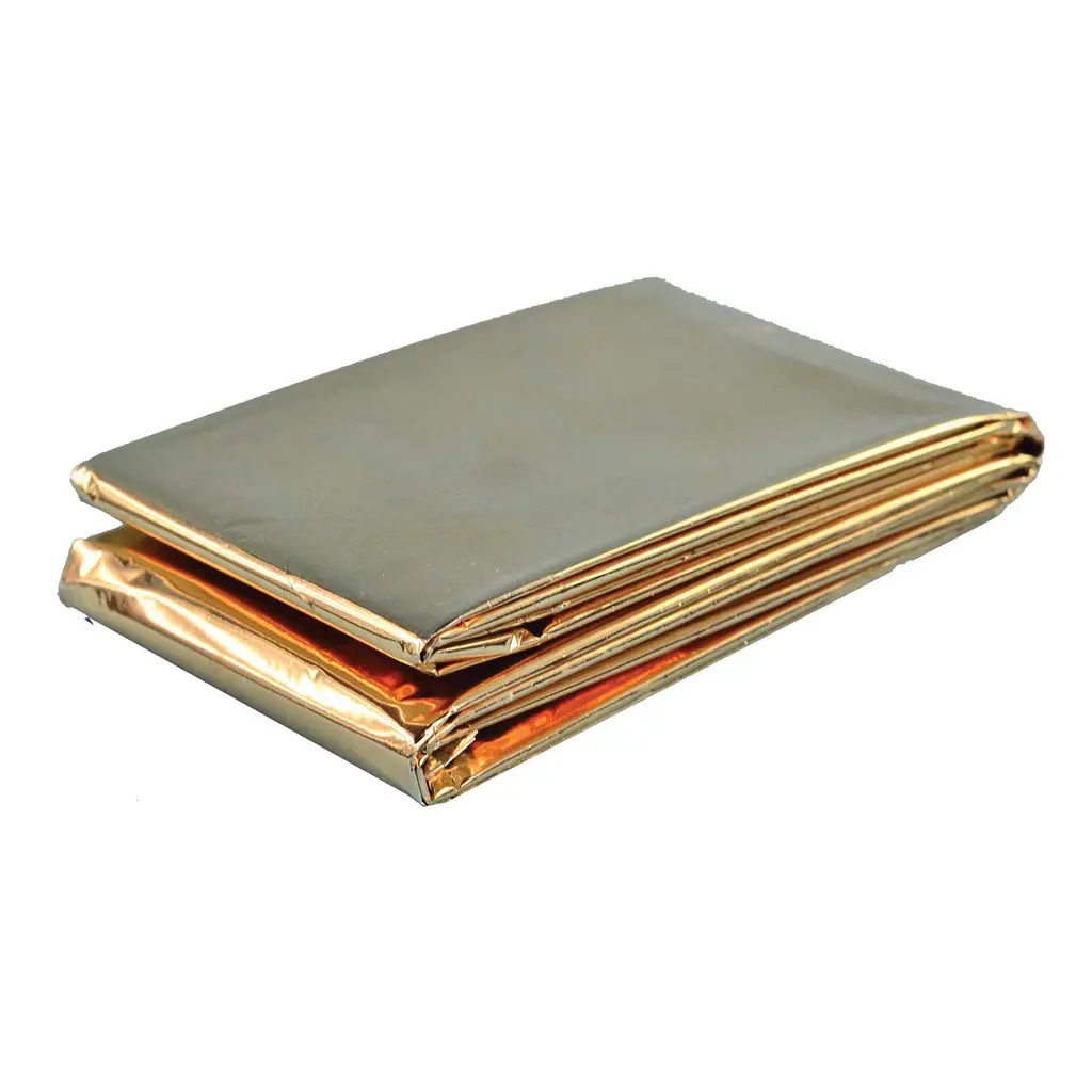 Zarys KR160210 thermCARE rescue blanket for adults foil thermal non-sterile 160cm x 210cm 12 pieces