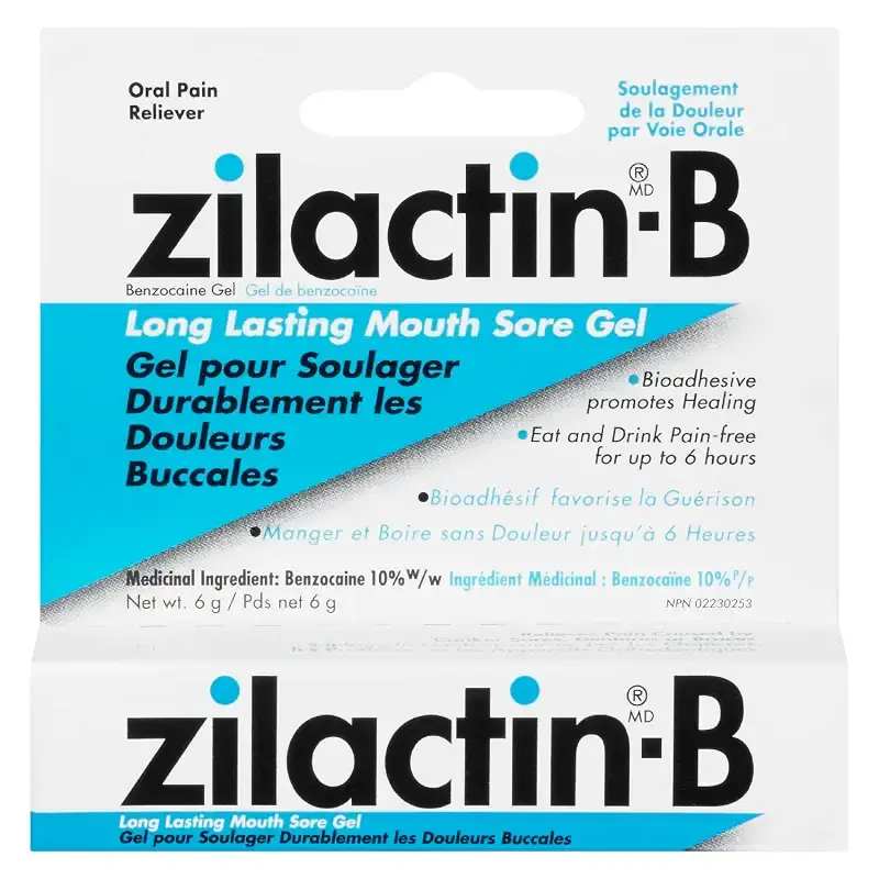 Zilactin-B Mouth Sore Gel 6g