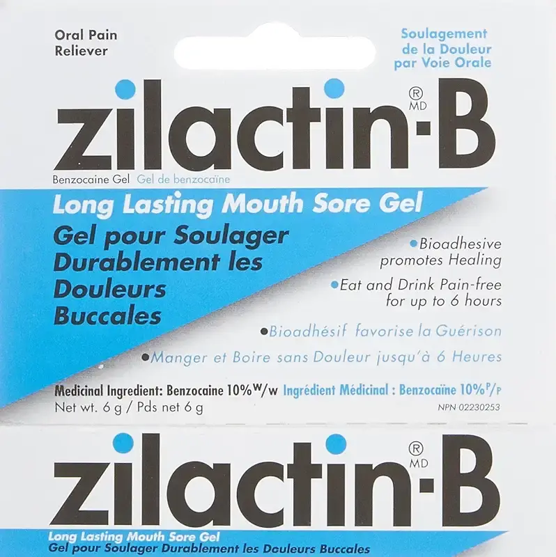 Zilactin-B Mouth Sore Gel 6g — 6 g