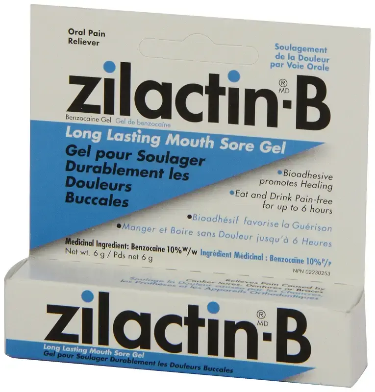 Zilactin-B Mouth Sore Gel 6g — Oral Care